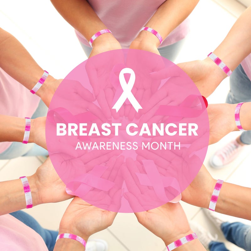 Skeleteen Breast Cancer Awareness Bracelets - Pink Ribbon Camouflage Silicone Rubber Cancer Support Bulk Party Giveaways Favors - Lot of 50 - Image 2